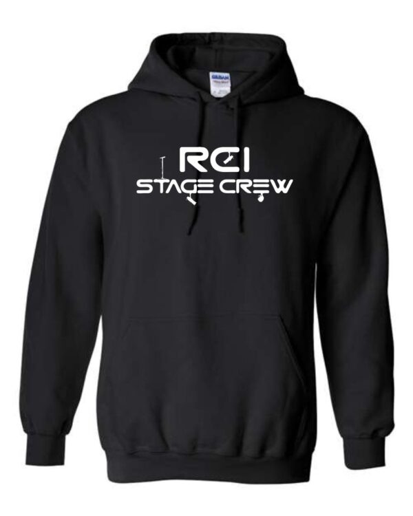 #2- Black Stage Crew Hoody- Printed